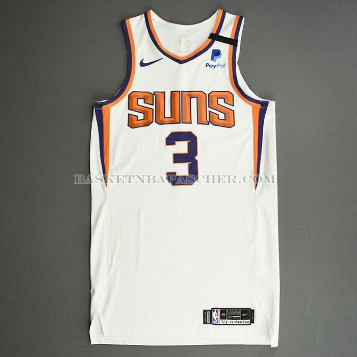 Maillot Phoenix Suns Chris Paul NO 3 Association Authentique 2021 Blanc